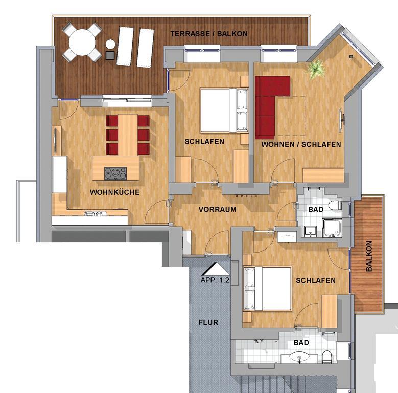 Appartements Schwaighofer Kössen Zimmer foto